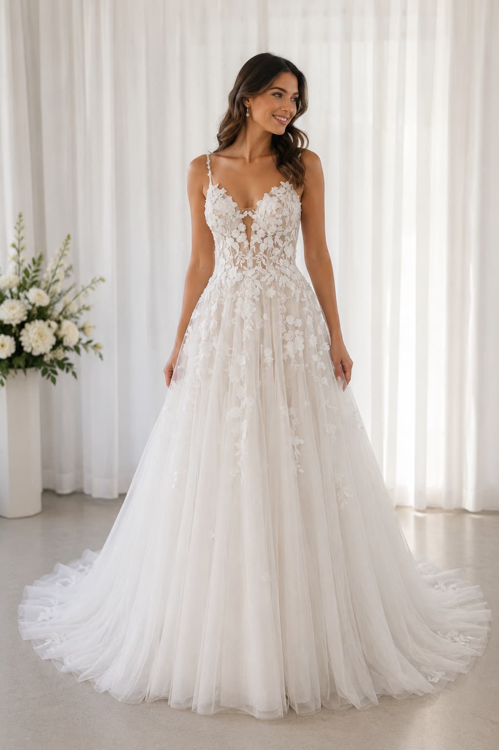 Vestido Celeste - Vista 2
